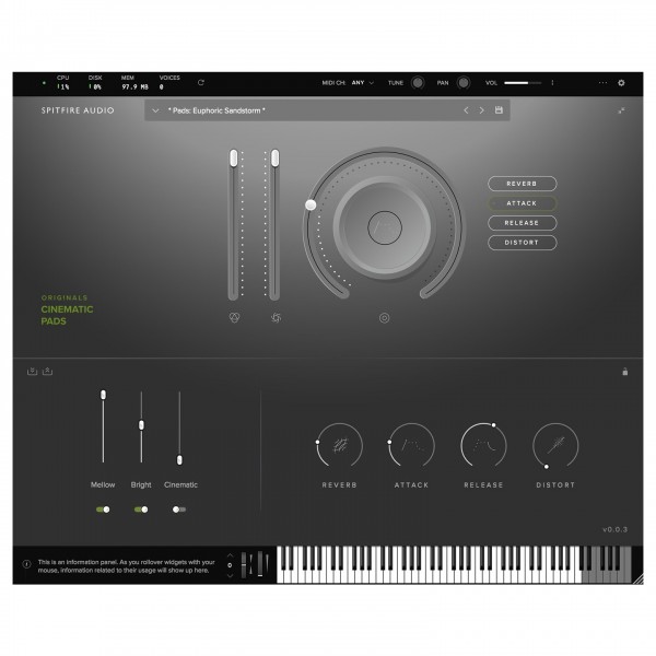 Spitfire Audio Originals Cinematic Pads