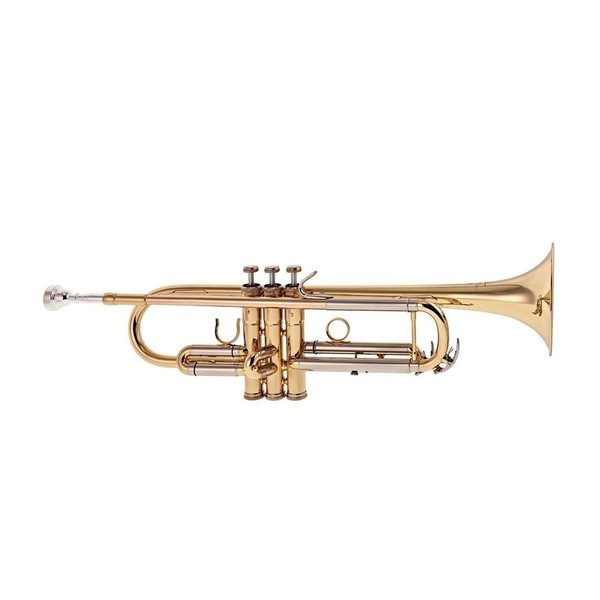 Besson BE110 New Standard Trumpet Package, Clear Lacquer