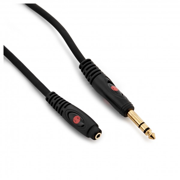 Studiospares 3.5mm TRS (F) - 6.35mm TRS (M) Headphone Extension Cable , 10m