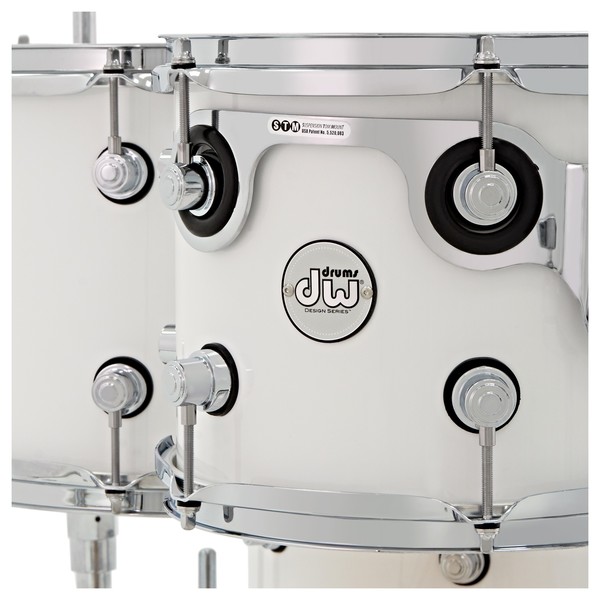 DW Design Series 22" 4pc Shell Pack, White Gloss