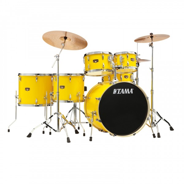 Tama Imperialstar 22" 6pc Drum Kit w/Meinl Cymbals, Electric Yellow