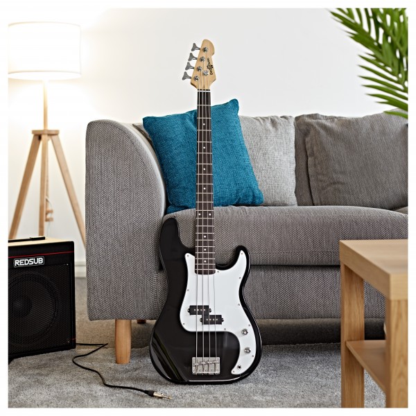LA Bass Guitar by Gear4music, Black