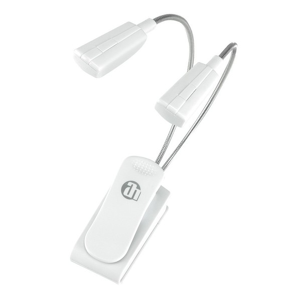 Adam Hall SLED 2 Pro Dual Gooseneck Music Stand Lamp, White