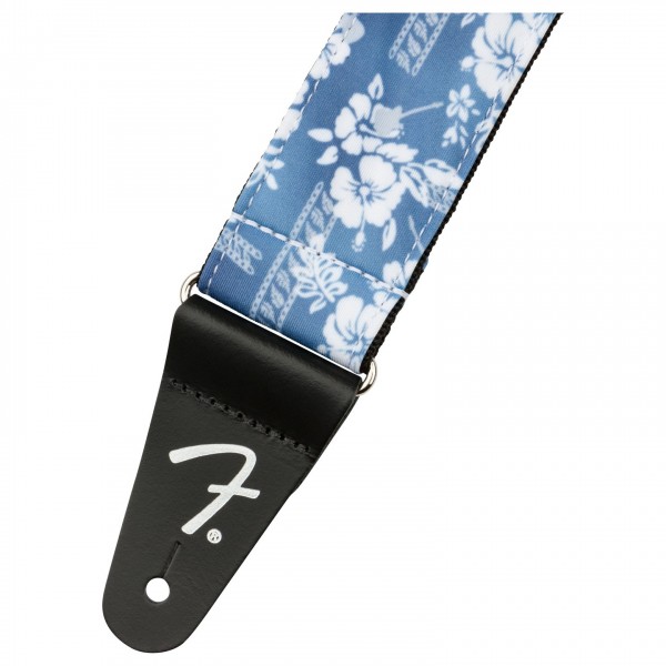 Fender 2" Hawaiian Strap, Blue Floral