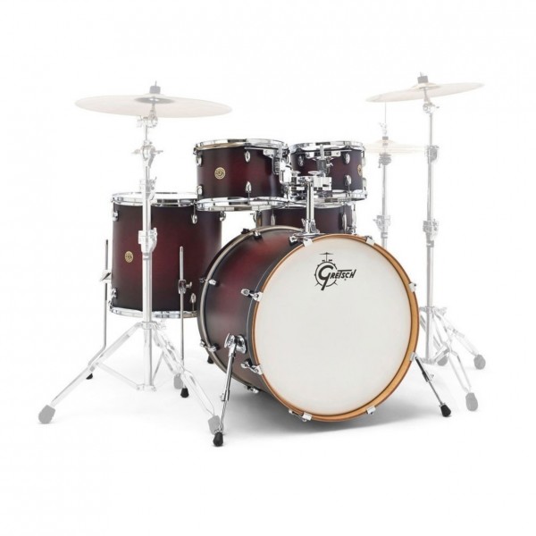 Gretsch Catalina 22" 5pc, Hardware & Cymbal Pack, Cherry Burst