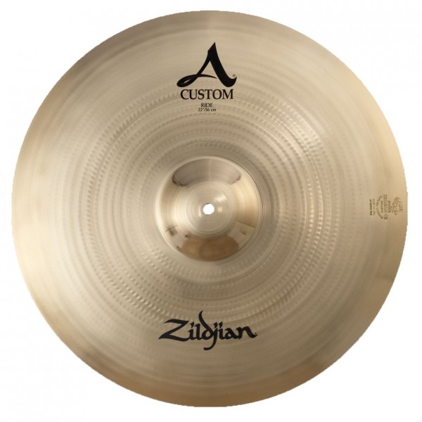 Zildjian A Custom 22" Ride Cymbal, Brilliant Finish