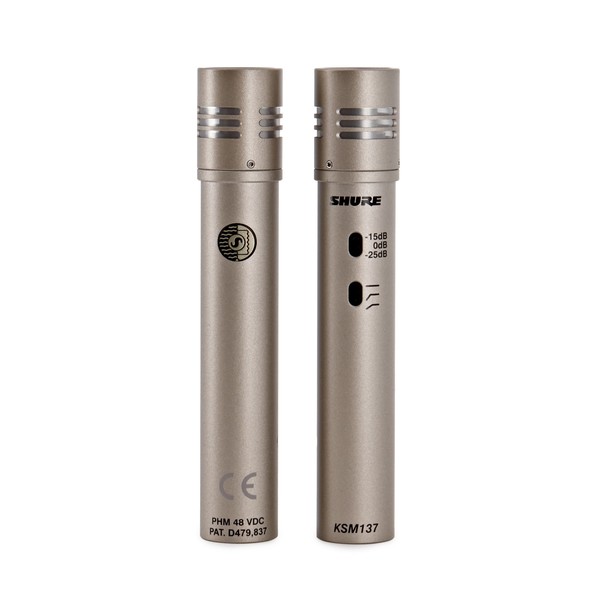 Shure KSM137/SL Condenser Stereo Pair