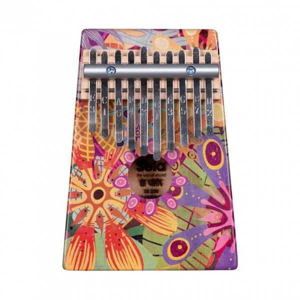 Sela Art Series Kalimba 10 Flower Power