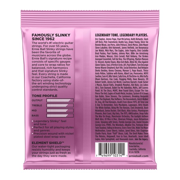 Ernie Ball Mega Slinky 2213 Nickel Guitar Strings Set, 10.5-48