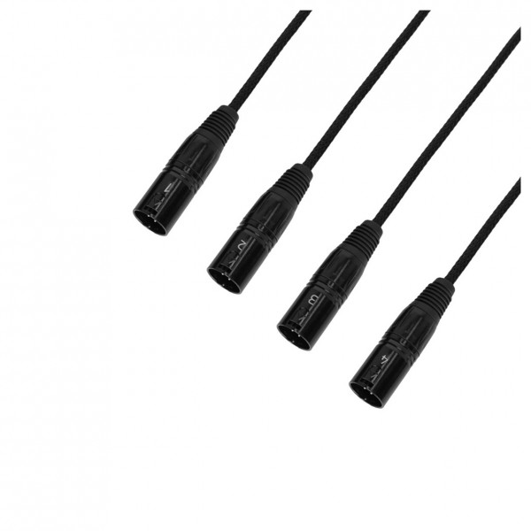 Adam Hall 4 STAR Rean XLR 5-pole (M) to CAT6A, Audio & DMX Multicore