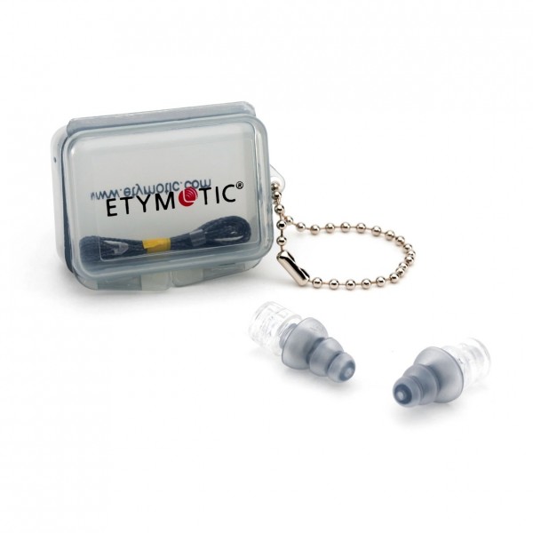 Etymotic ER20XS High Fidelity Earplugs Large Clear Stem White Tip, Clamshell