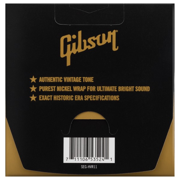 Gibson Vintage Reissue Guitar Strings, Medium 11-50