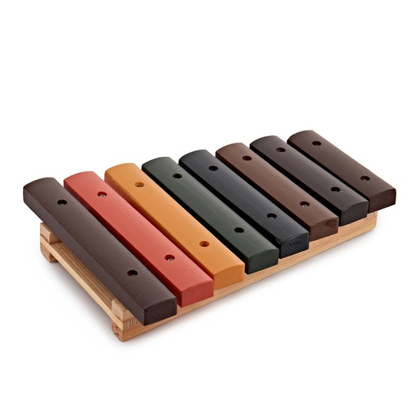 8 Key Colourful Xylophone, with Mallets by Gear4music