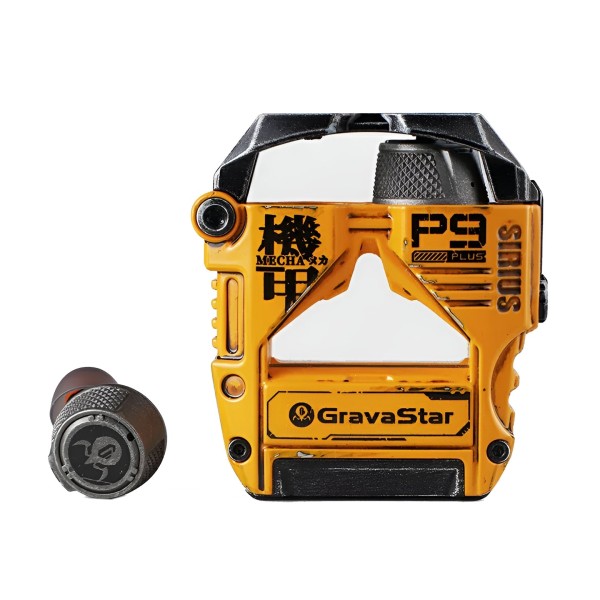 GravaStar Sirius Plus ANC TWS Earbuds, Battle-Worn Yellow