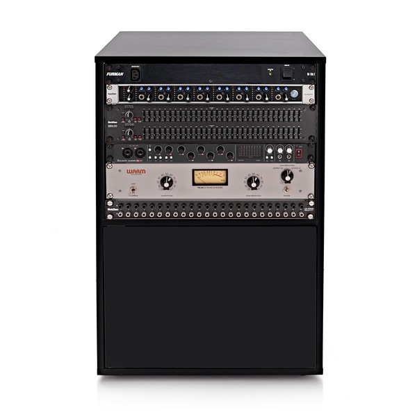 Studio Rack Cabinet by Gear4music, Black