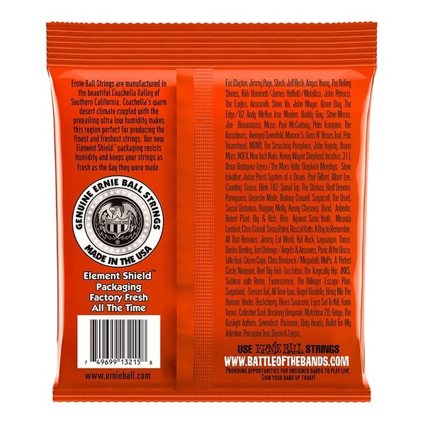 Ernie Ball 3215 Skinny Top Heavy Bottom Strings, 3 Pack (10 - 52)