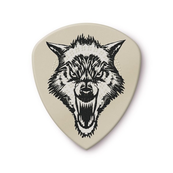 Dunlop James Hetfield Flow White Fang Pick 1.0mm, 6 Pack