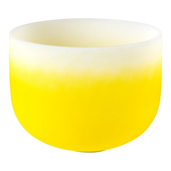 Sela 12" Yellow Crystal Singing Bowl, Solar Plexus Chakra