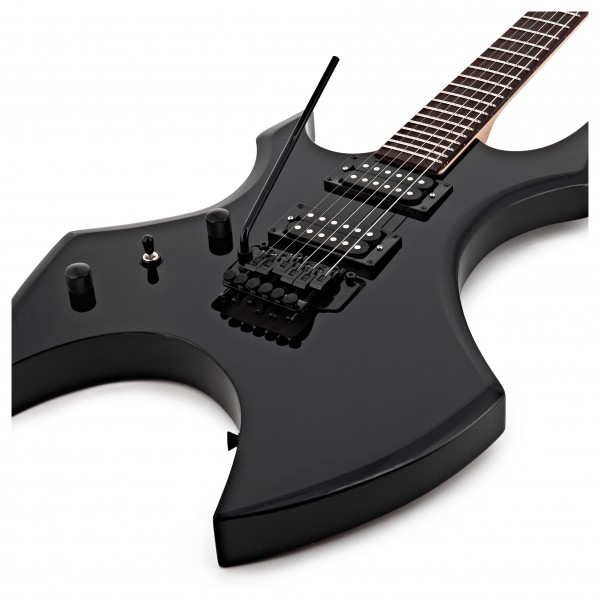 Harlem X Left Handed Electric Guitar by Gear4music, Black - Nearly New