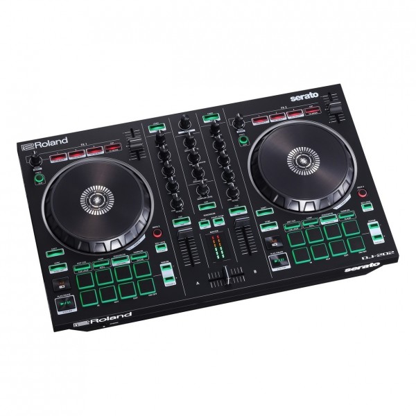 Roland DJ-202 DJ Controller with Roland DJ Backpack
