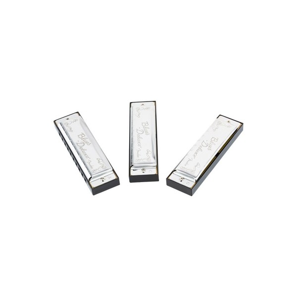 Fender Blues Deluxe Harmonica (3 Pack)