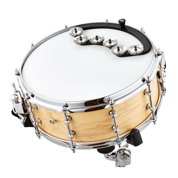 Meinl Percussion Backbeat Tambourine 13"- 14", Black