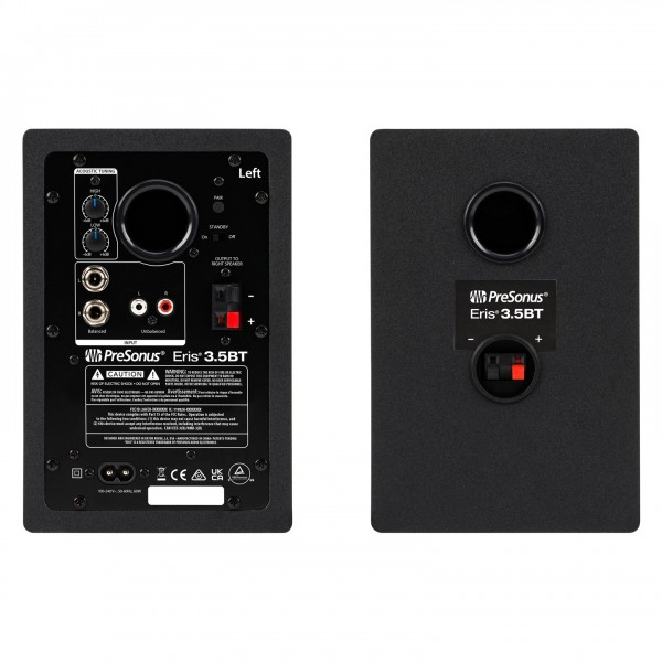 PreSonus Eris 3.5BT Monitors 2nd Gen (Pair), Black