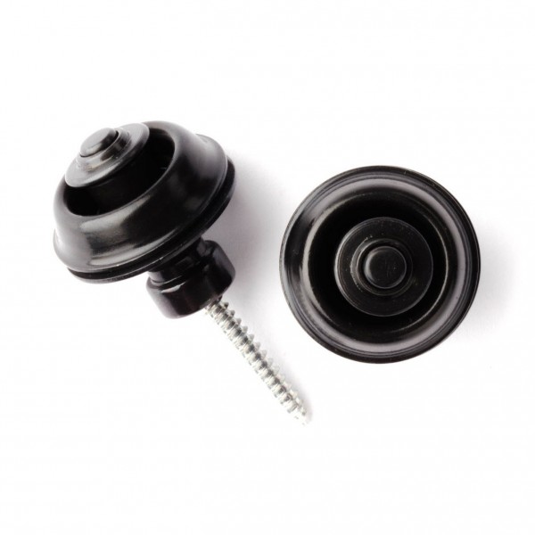 Dunlop SLS1503 Straplok Strap Locks Traditional, Black Oxide