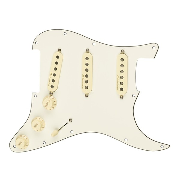 Fender Strat SSS V Noiseless Pre-Wired Pickguard, WBW
