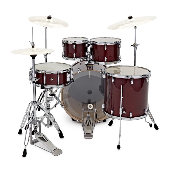 Yamaha Stage Custom 22" 5 Piece Shell Pack w/ Hardware, Cranberry Red