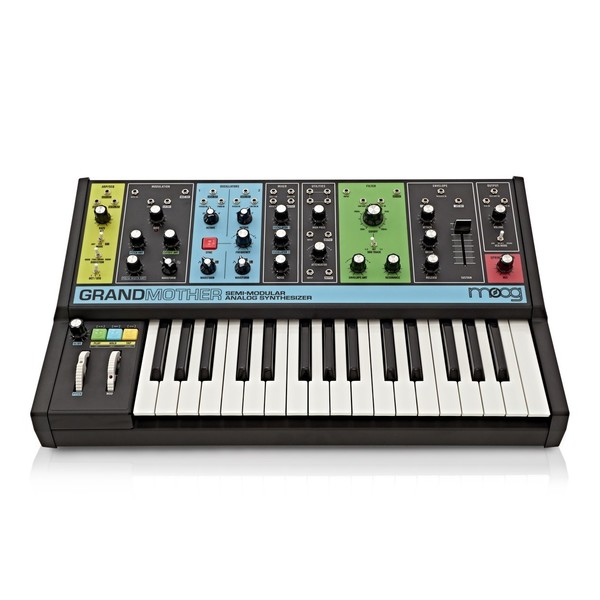 Moog Grandmother Semi-Modular Analog Synthesizer with Decksaver Cover