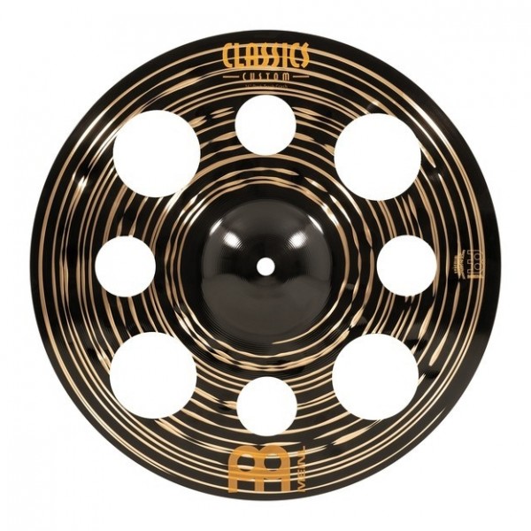 Meinl 16" Classics Custom Dark Trash Crash & Gear4music Boom Arm Stand, Black