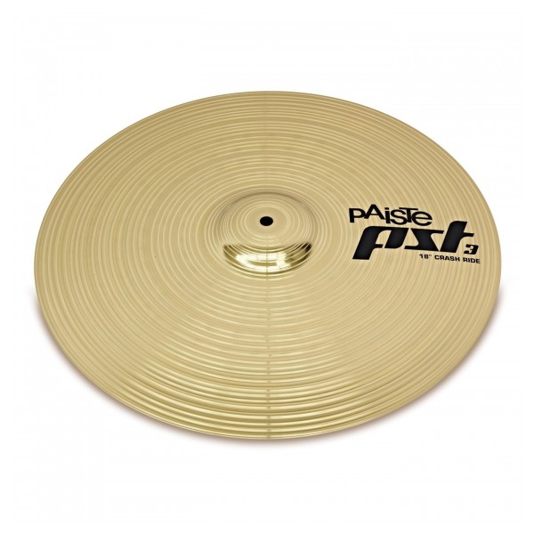 Paiste PST 3 18" Crash Ride Cymbal & Boom Stand