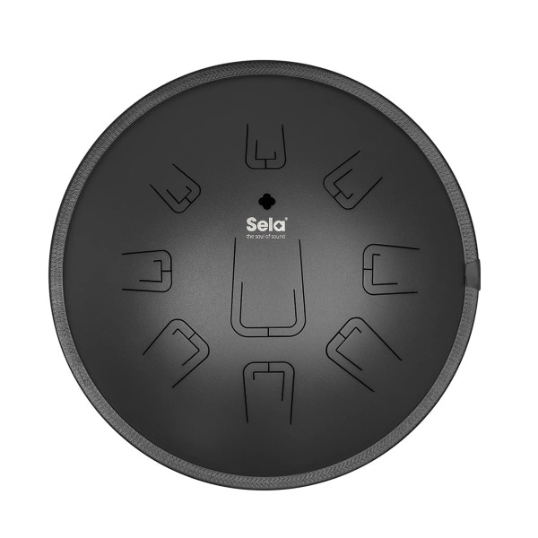 Sela Melody Tongue Drum 14" D Kurd, Black