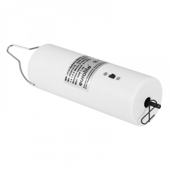 Eurolite MB-1010 Battery Powered Mirror Ball Motor, White