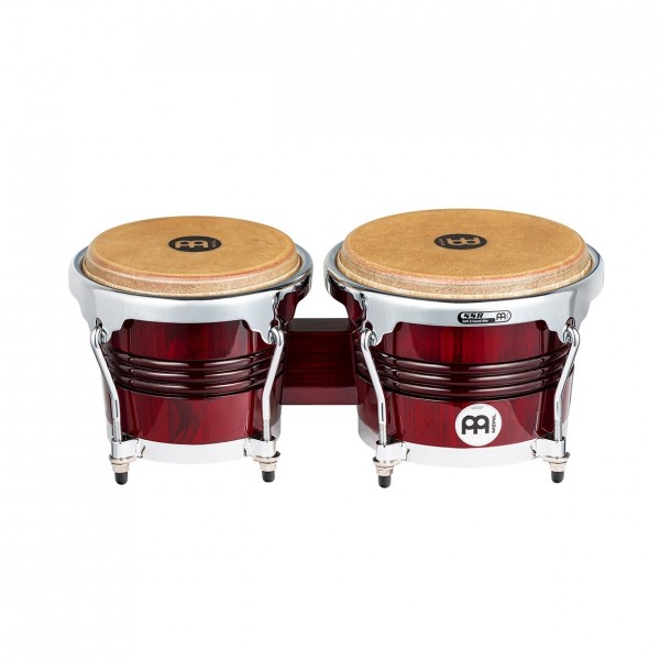Meinl Percussion Marathon Exclusive Serie Bongo 6 3/4" Macho & 8" Hembra, Wine Red