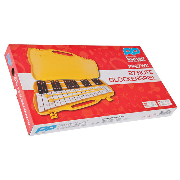Performance Percussion G5-A7 27 Note Glockenspiel, Black/White Keys