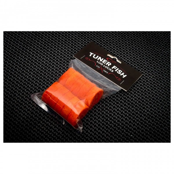 Tuner Fish Lug Locks Cymbal Felts 10pk, Orange