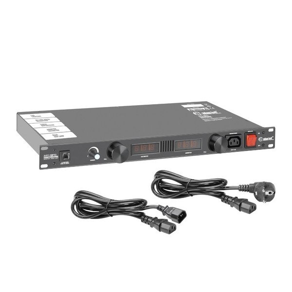 Adam Hall PCL10PRO Power Conditioner with Rack Light and Multimeter