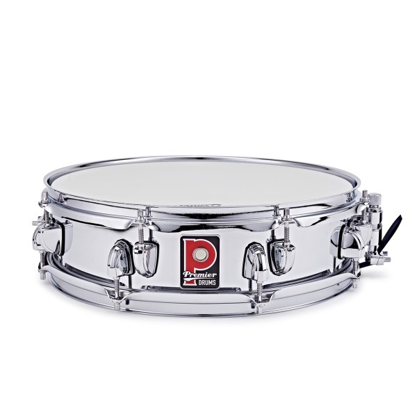 Premier Artist 14" x 4" Steel Snare Drum, Chrome & Soft Case