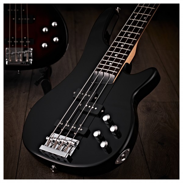 3/4 Chicago Bass Guitar by Gear4music, Black