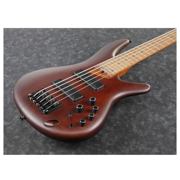 Ibanez SR505E 5-String Bass, Brown Mahogany