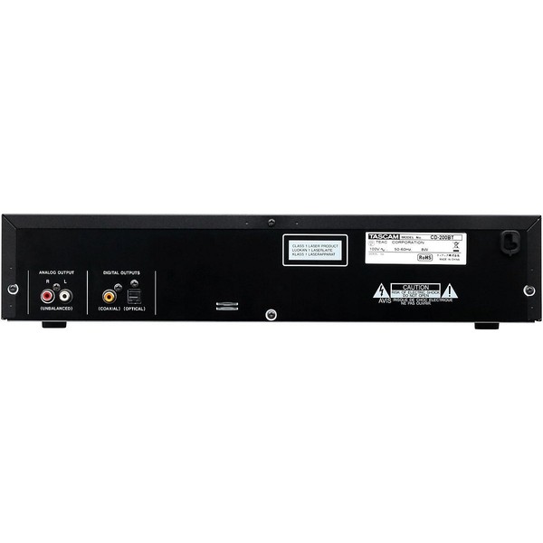 Tascam CD-200BT Rack Mount CD Player With Bluetooth