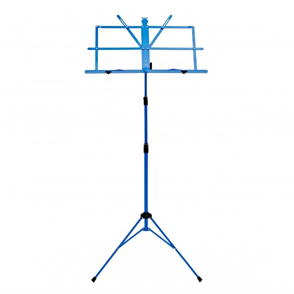 Music Stand with Carry Bag by Gear4music, Blue