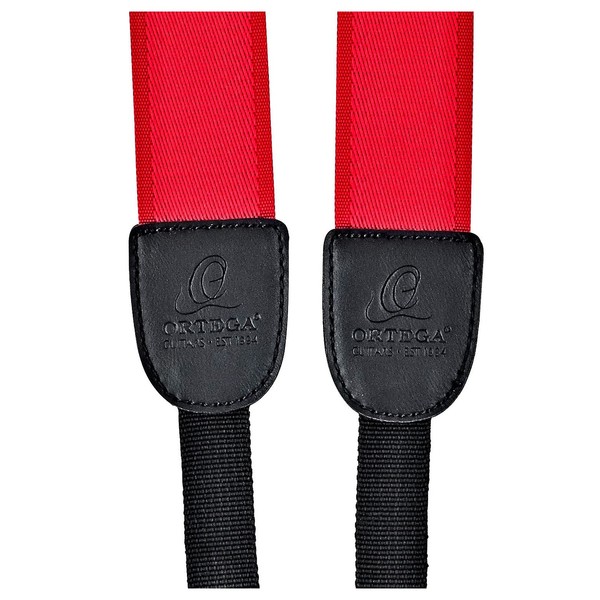 Ortega OUSHK-RD Ukulele Strap, Red