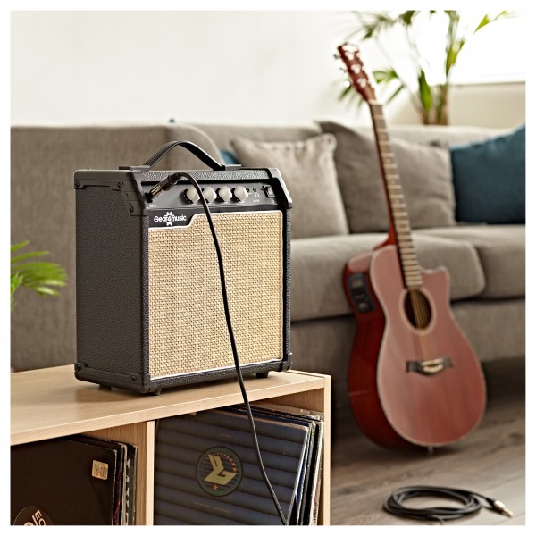 15W Acoustic Guitar Amp by Gear4music