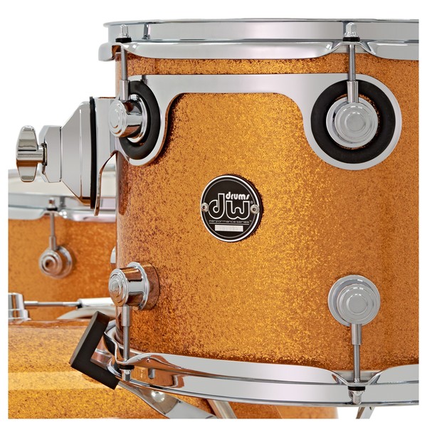 DW Drums Performance 22" 3pc Shell Pack, Gold Sparkle