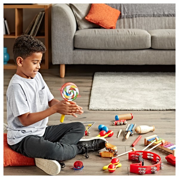 15pc KS1 Rainbow Classroom Percussion Set by Gear4music