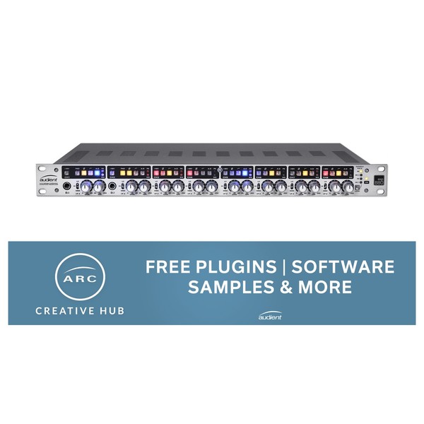 Audient ASP880 8-Channel Class A Microphone Preamplifier and ADC