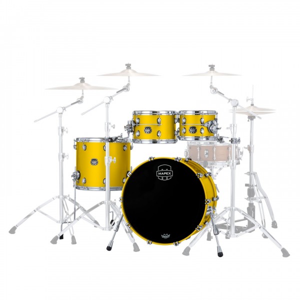 Mapex Saturn Evolution Maple/Walnut 22" 4pc, Tuscan Yellow